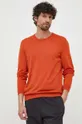 оранжевый Шерстяной свитер BOSS