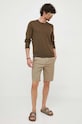 BOSS sweter wełniany 50468239 zielony NC00