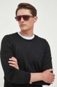 BOSS pulover de lână negru 50468239