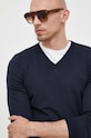 BOSS pulover de lână bleumarin 50468261