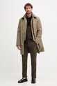 Вълнена жилетка BOSS 50476347 зелен AW25