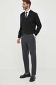 Vlnený kardigán BOSS 50476347 čierna AW24
