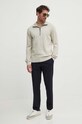 BOSS Orange sweter z domieszką kaszmiru BOSS ORANGE 50494387 beżowy AW24