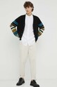 PS Paul Smith kardigan bawełniany M2R.235Y.L21866 czarny AW23