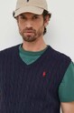 Polo Ralph Lauren cotton gilet navy 710860352