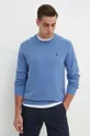 голубой Хлопковый свитер Polo Ralph Lauren Мужской