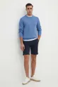 Хлопковый свитер Polo Ralph Lauren голубой