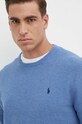 Bavlněný svetr Polo Ralph Lauren modrá 710918163