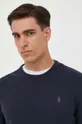 σκούρο μπλε Βαμβακερό πουλόβερ Polo Ralph Lauren