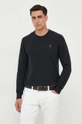 czarny Polo Ralph Lauren sweter bawełniany Męski