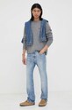 Levi's sweter wełniany A4320.0000 szary AW23