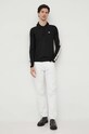 Emporio Armani pulover de lana 6R1MU1.1MMHZ negru AW23