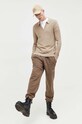 Πουλόβερ Hollister Co. KI320.3036.412 μπεζ AW23