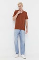 Hollister Co. koszula KI320.3040.702 brązowy AW23