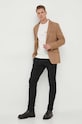 Armani Exchange sweter wełniany 6RZM6F.ZMM9Z beżowy AW23
