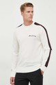 Armani Exchange sweter wełniany beżowy 6RZM6F.ZMM9Z