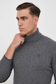 North Sails sweter z domieszką wełny szary 699862