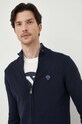 North Sails cardigan din amestec de lana bleumarin 699864