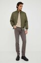 Marc O'Polo sweter bawełniany 328502360124 beżowy AW23