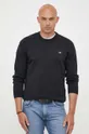 črna Bombažen pulover Gant