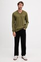 Gant sweter bawełniany 8030562 zielony AW25