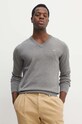 Gant pulover de bumbac gri 8030562