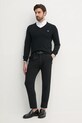 Хлопковый свитер Gant 8030562 чёрный SS25