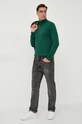 United Colors of Benetton sweter 10CVU2519.2E5 zielony AW23