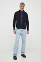 United Colors of Benetton pulover de casmir 10K1U105S.966 albastru AW23