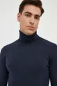 sötétkék Sisley pulóver