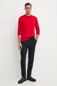 Svetr s příměsí kašmíru Tommy Hilfiger MW0MW28046 červená NC24