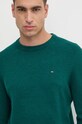 Tommy Hilfiger maglione con aggiunta di cachemire verde MW0MW28046
