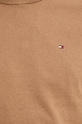 Tommy Hilfiger sweter z domieszką kaszmiru MW0MW28046 brązowy