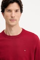 Odzież Tommy Hilfiger sweter z domieszką kaszmiru MW0MW28046 bordowy