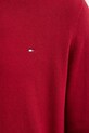 Tommy Hilfiger sweter z domieszką kaszmiru bordowy MW0MW28046