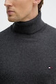 Tommy Hilfiger sweter z domieszką kaszmiru MW0MW28048 szary