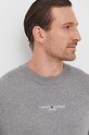 Tommy Hilfiger sweter bawełniany szary MW0MW33108