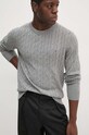 Бавовняний светр Tommy Hilfiger сірий MW0MW33132