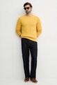 Tommy Hilfiger sweter bawełniany MW0MW33132 żółty AW25