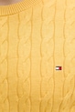 Tommy Hilfiger sweter bawełniany MW0MW33132 żółty