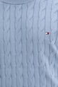 Tommy Hilfiger sweter bawełniany MW0MW33132 niebieski