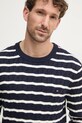 Бавовняний светр Tommy Hilfiger темно-синій MW0MW33132