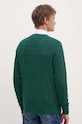 Odzież Tommy Hilfiger sweter bawełniany MW0MW33132 zielony