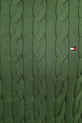 Tommy Hilfiger sweter bawełniany MW0MW33132 zielony