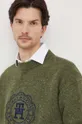 зелений Вовняний светр Tommy Hilfiger