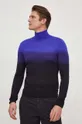 fialová Vlnený sveter BOSS