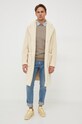 Pulover s dodatkom vune Trussardi 52M00727.0F000820 bež AW23