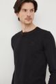Trussardi sweter z domieszką wełny czarny 52M00734.0F000701