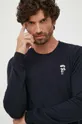 Vlnený sveter Karl Lagerfeld 100 % Vlna