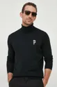 crna Vuneni pulover Karl Lagerfeld